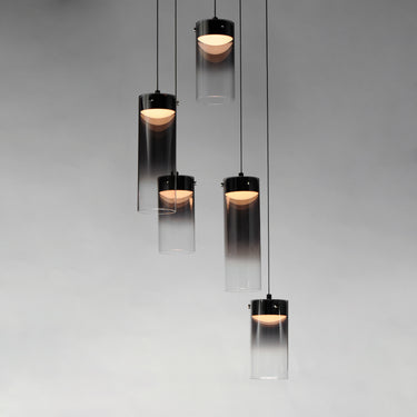 ET2 Highball Smoke 5-Light LED Pendant Gunmetal
