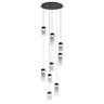 ET2 Highball Smoke 9-Light LED Pendant Gunmetal