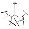 ET2 Robotica 7-Light LED Pendant Black
