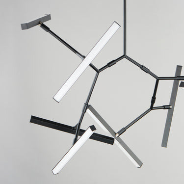 ET2 Robotica 7-Light LED Pendant Black