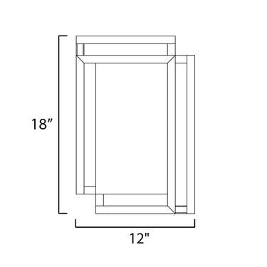 ET2 Penrose LED Sconce ADA Gold