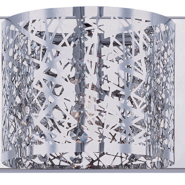 ET2 Inca laser-cut crystal wall sconce, 3-Light, Xenon bulbs, front view