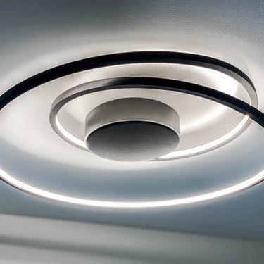 ET2 Cycle 18" LED Flush Mount Black