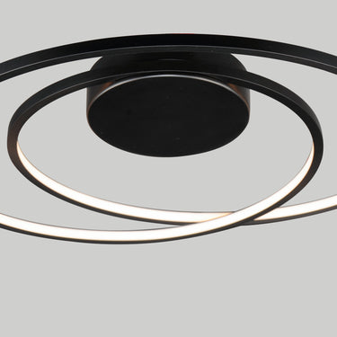 ET2 Cycle 18" LED Flush Mount Black