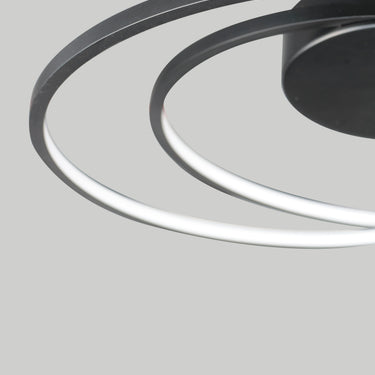 ET2 Cycle 18" LED Flush Mount Black