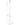 ET2 Dorian cylinder tube picture light 18 in line drawing with dimensions