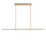 ET2 Dorian 48" Linear LED Pendant Gold