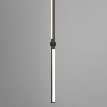 ET2 Dorian 48" Vertical LED Pendant Black