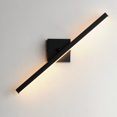ET2 Hover black baton wall sconce, 24 in, alternate view