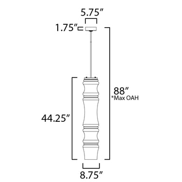 ET2 Syndicate 4-Light Pendant Black
