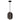 ET2 Interval LED Small Ellipse Pendant Black