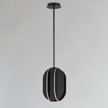 ET2 Interval LED Small Ellipse Pendant Black