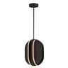 ET2 Interval LED Medium Ellipse Pendant Black