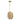 ET2 Interval LED Medium Ellipse Pendant Satin Brass