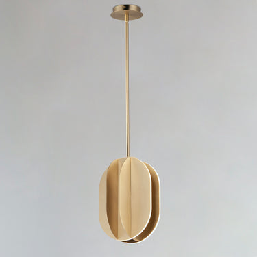 ET2 Interval LED Medium Ellipse Pendant Satin Brass