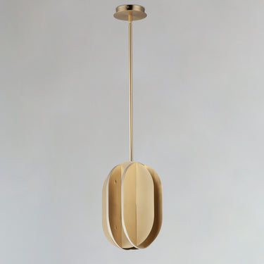 ET2 Interval LED Medium Ellipse Pendant Satin Brass