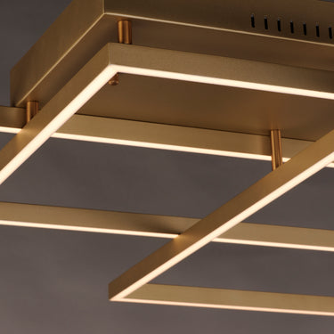 ET2 Traverse LED Flush/Wall Mount Champagne