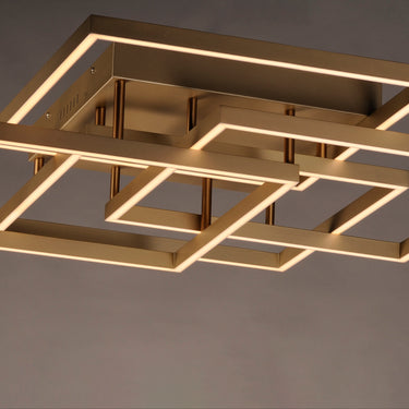ET2 Traverse LED Flush/Wall Mount Champagne