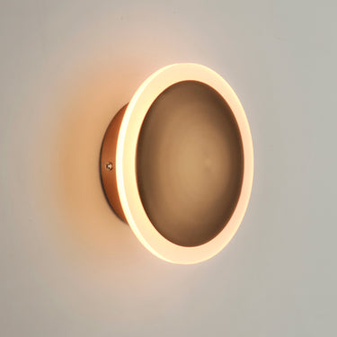 ET2 Saucer LED Flush Mount/Wall Sconce Black/Gold