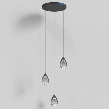 ET2 Dewdrop 3-Light LED Pendant Black