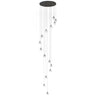 ET2 Dewdrop 15-Light LED Pendant Black