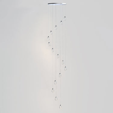 ET2 Dewdrop 15-Light LED Pendant Polished Chrome