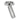 ET2 Cleo Brushed Aluminum adjustable spot flush mount with the cylinder tilted to one side