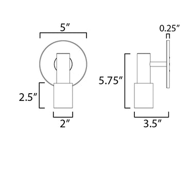 ET2 Handler Outdoor LED Spot Light Gunmetal