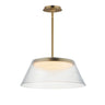 ET2 Jensen 18" LED Pendant Satin Brass
