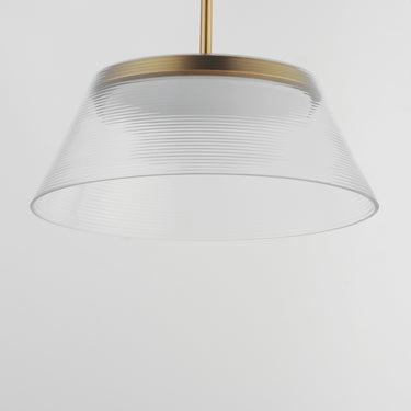 ET2 Jensen 18" LED Pendant Satin Brass
