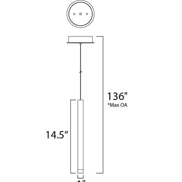 ET2 Picolo LED Mini Pendant Polished Chrome