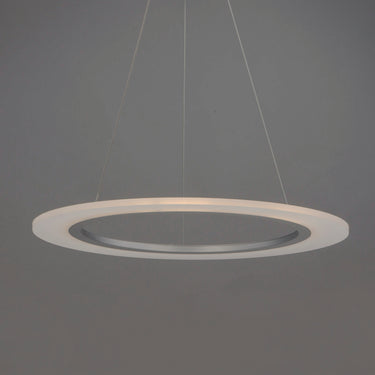 ET2 Saturn II 24" LED Pendant Matte Silver