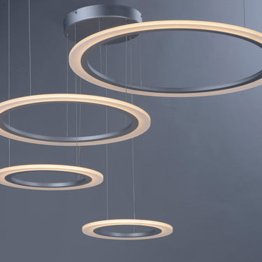 ET2 Saturn II 4-Light LED Pendant Matte Silver