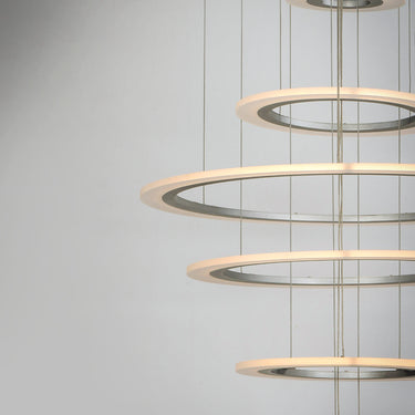 ET2 Saturn II 6-Light LED Pendant Matte Silver