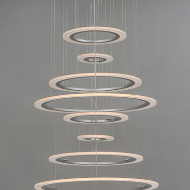 ET2 Saturn II 10-Light LED Pendant Matte Silver