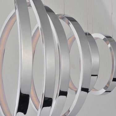 ET2 Hoops 11-Light LED Pendant Polished Chrome