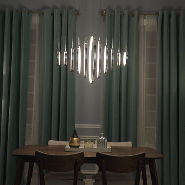 ET2 Hoops 11-Light LED Pendant Polished Chrome