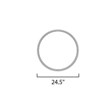 ET2 Groove LED Flush Mount WiZ Black