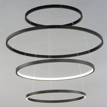ET2 Groove 4-Tier LED Pendant WiZ Black