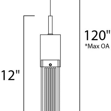 ET2 Fizz III LED Pendant Bronze