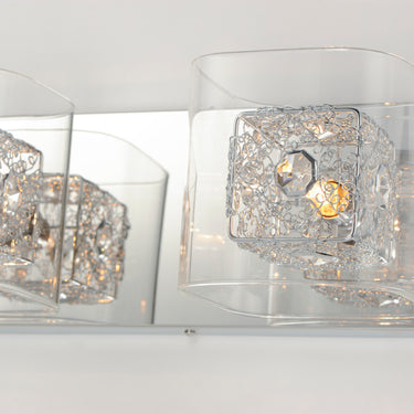 ET2 Gem 4-Light Bath Vanity with PC Shade Polished Chrome
