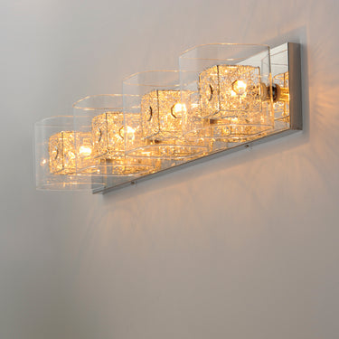ET2 Gem 4-Light Bath Vanity with SV Shade Polished Chrome
