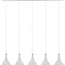 ET2 Larmes 5-Light Pendant Polished Chrome