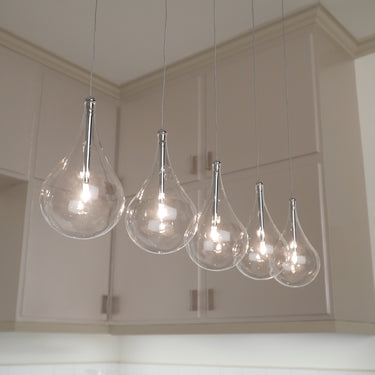 ET2 Larmes 5-Light Pendant Polished Chrome