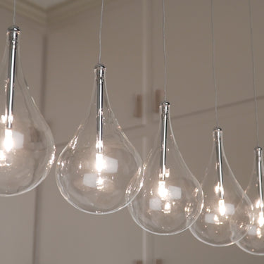 ET2 Larmes 5-Light Pendant Polished Chrome