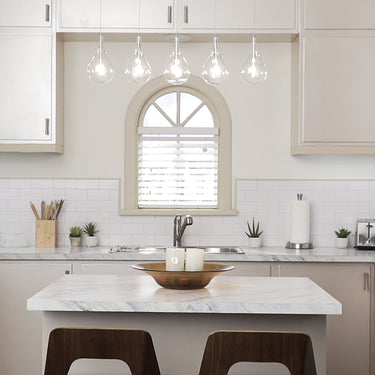 ET2 Larmes 5-Light Pendant Polished Chrome