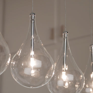 ET2 Larmes 5-Light Pendant Polished Chrome