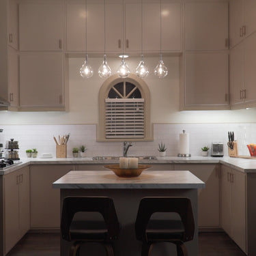 ET2 Larmes 5-Light Pendant Polished Chrome