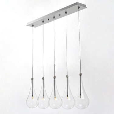 ET2 Larmes 5-Light LED Pendant Polished Chrome