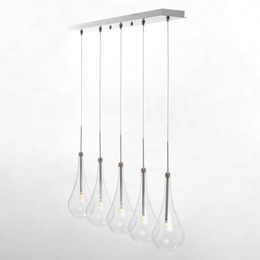 ET2 Larmes 5-Light LED Pendant Polished Chrome